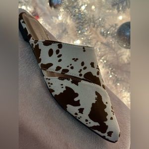 Beige/Brown calf suede